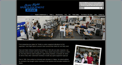 Desktop Screenshot of donerightsports.com