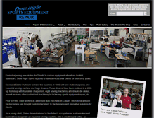 Tablet Screenshot of donerightsports.com